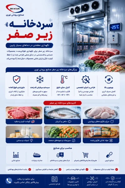 ساخت سردخانه زیر صفر