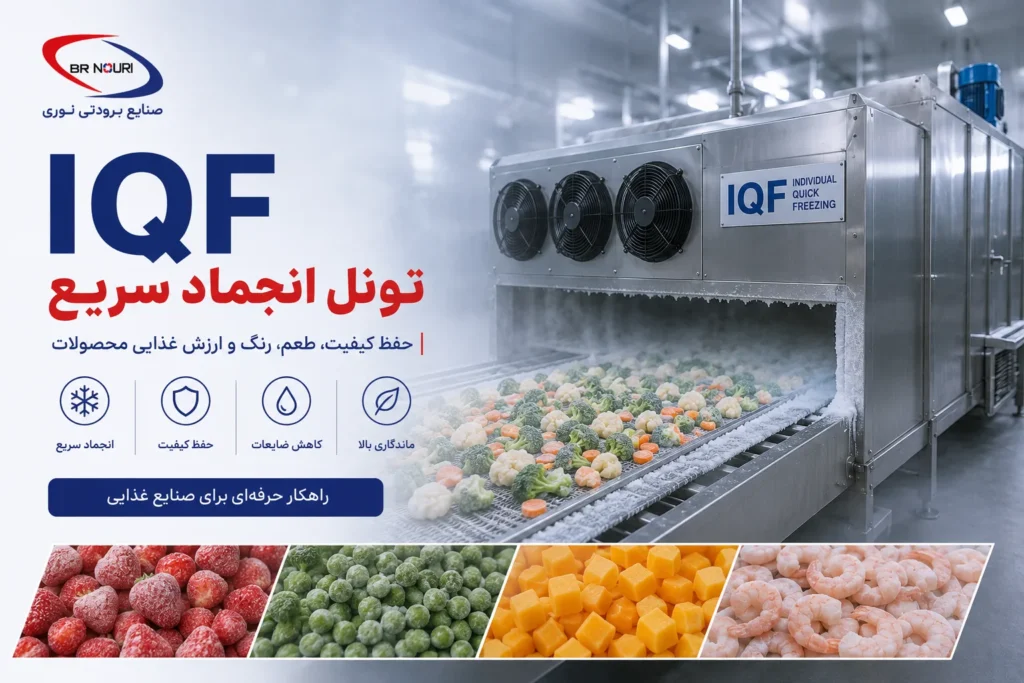 IQF | تونل انجماد سریع
