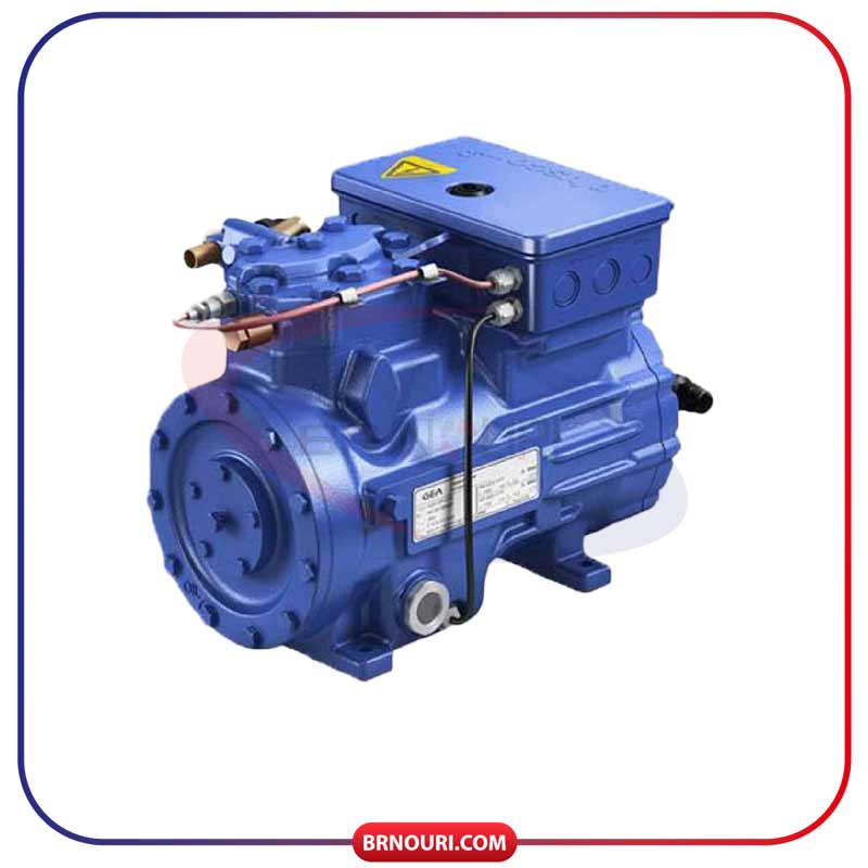 Piston compressor 40 HP Bock model HGX6-1410-4 S کمپرسور پیستونی 40 اسب بخار بوک مدل HGX6/1410-4 S