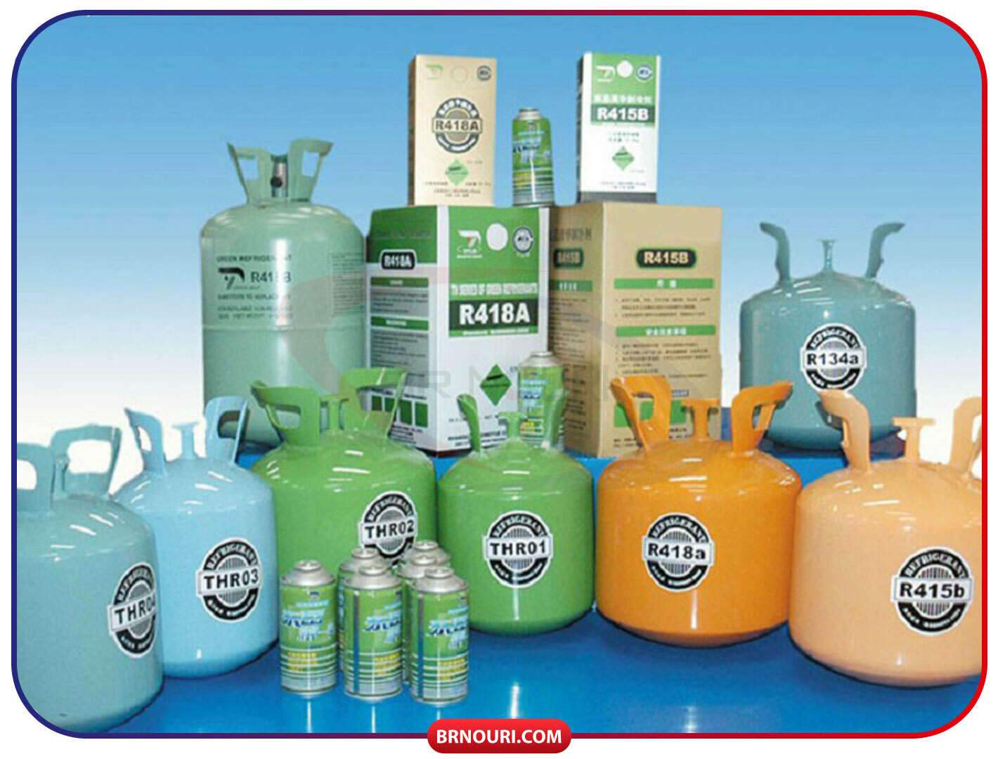 انواع گاز مبرد