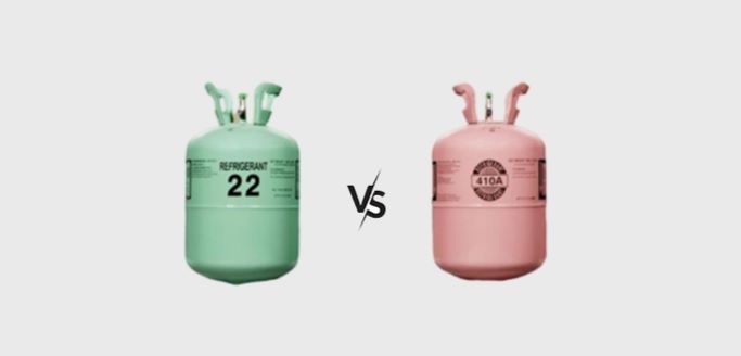 مقایسه فنی گاز R22 و R410A