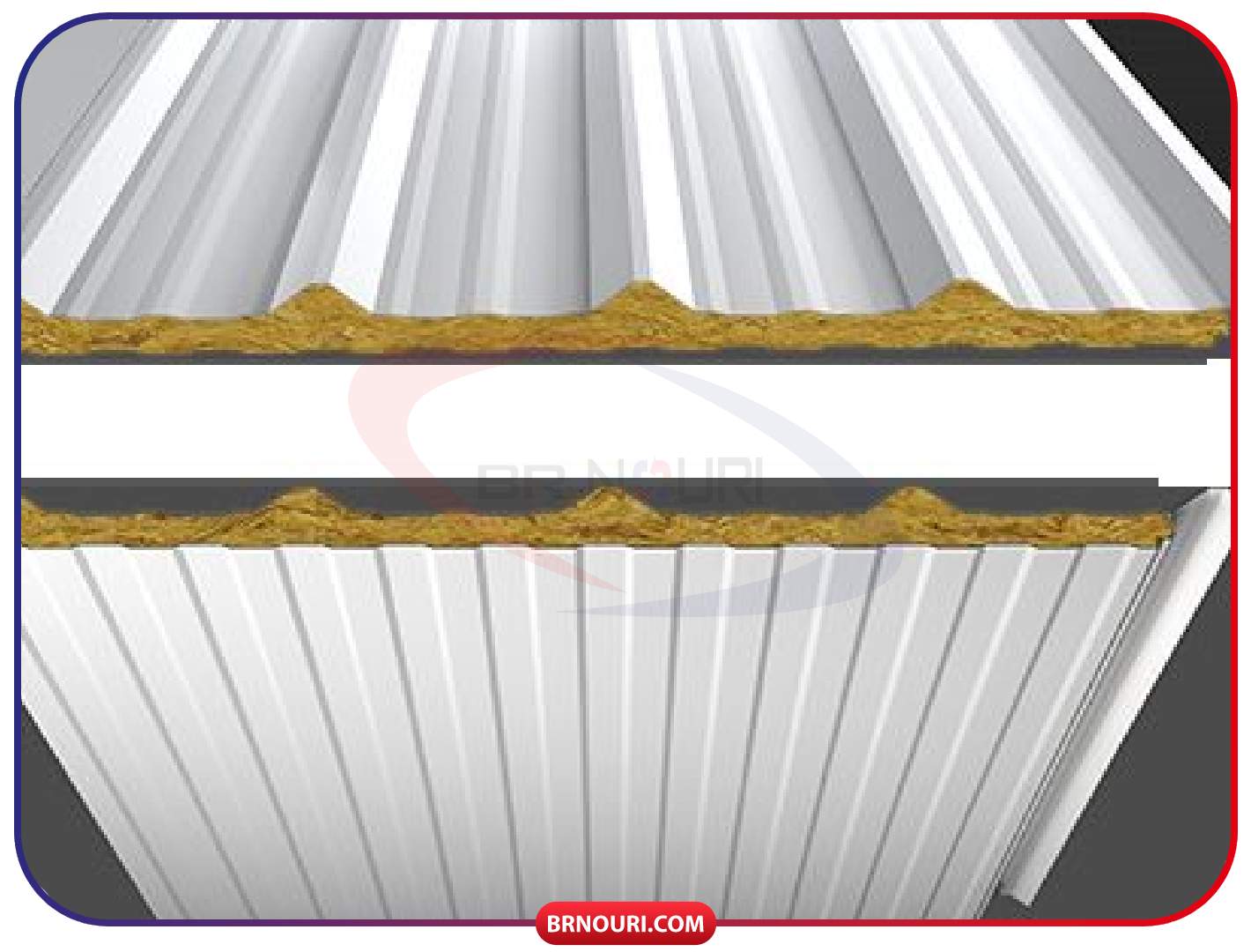 ساندویچ پانل پشم سنگ