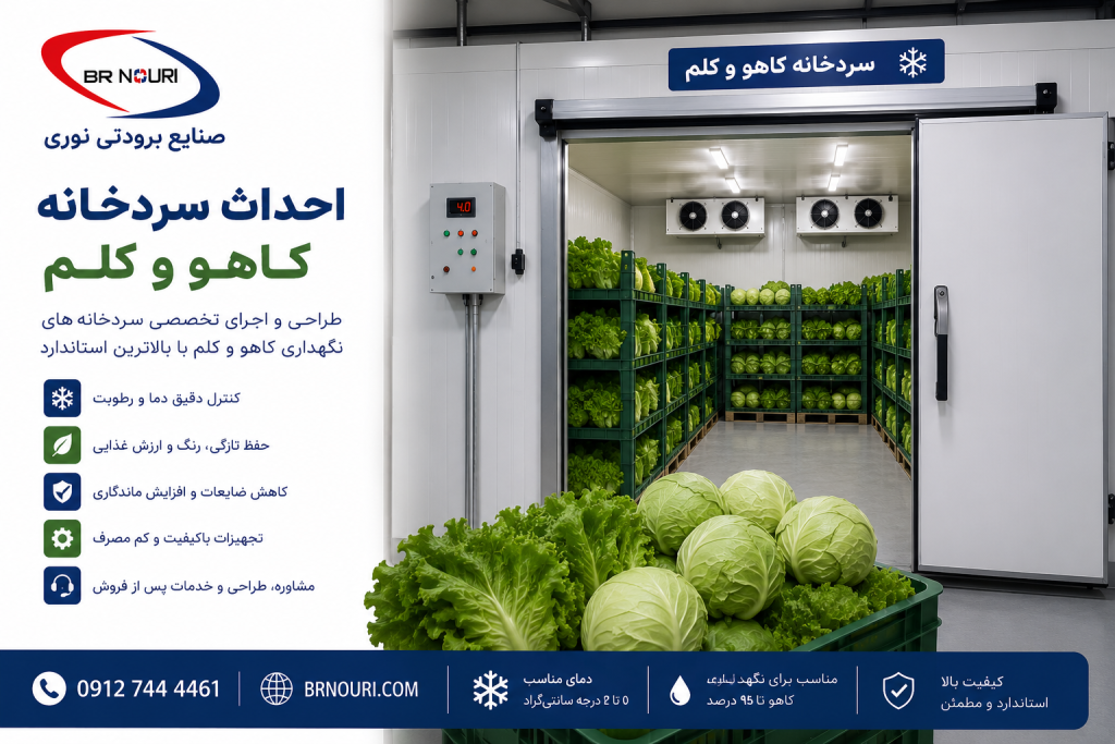سردخانه کلم و کاهو